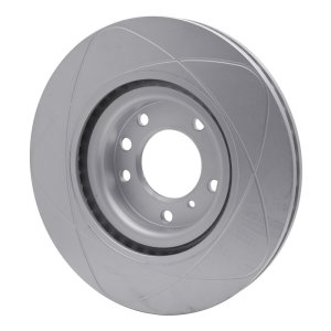 Mercedes-Benz G55 AMG Brake Rotor (1) - Front - R1 Concepts - Slotted GeoSPEC Coated - `05-`11